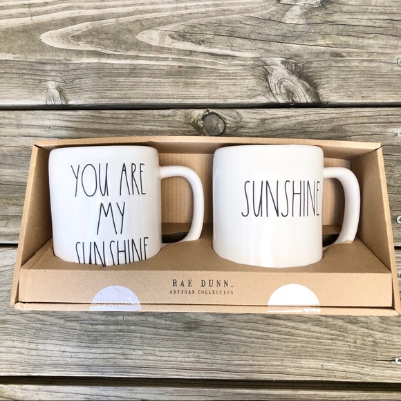New Rae Dunn Sunshine & You Are My Sunshine Mugs - Picture 2 of 4